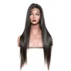 150 perucas de cabelo humano frontal do laço com linha fina preplucked peruca de cabelo humano perucas retas cabelo brasileiro médio laço marrom laço completo 606490842