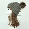 Winter Ski Caps Kous-cap Met Label Vrouw Rodelpet 8 Kleuren Kerst toques Hoed DHL Gratis Bezorging