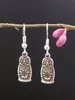 Hot 20 Par Antik Silver Matryoshka Ryska Doll Charms Pendants Hip Hop Bohemian Earring Smycken för Kvinnor Gåva A254