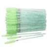 Brosse à cils brillante brosses à sourcils jetables baguettes de mascara applicateur cils peigne à friser greffage outil de maquillage de beauté 50 ensembles DHL