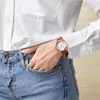 DOM Fashion Ladies Casual Watches Luxury Brand Leather Strap clock hours Women Quartz-Watch Flowers Female Wristwatch G-1698260s