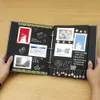 Memory Black Pages presenteert handgemaakt los bladreis journaal Diy Scrap Foto bruiloft Refilleerbare ambacht Verjaardag