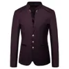 Herren-Blazer-Jacke, Asien, Größe S-4XL, Herren-Blazer, 2019, Herren-Anzugjacke, Slim-Fit-Mantel