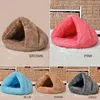 2019 Pet Dog Cat Triangle Bed House Warm Soft Mat Bedding Cave Basket Kennel Washable Nest Y200330204N