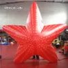 Anpassad mångfärgad uppblåsbara sjöstjärna Modell 2m / 3m Stor Blow Up Marine Life Starfish Balloon för dans och musikfest dekoration