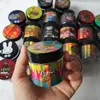 3,5 gram hologram sticker 24 typen 60 ml dunne mint cookis plastic jar tank droge kruidenbloemcontainer met stickers