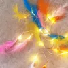 Edison2011 1.2M 10 LEDs Beautiful Feather String Light Night Light for Christmas Party Holiday Decoration String Light Holiday Lighting