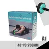 2020 MUSCLE ECUTOMINE Home Fitness Sprzęt podwójne koło brzuszne AB AB Roller Roller Trainer Trainer T2007547497