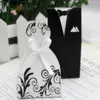 500pairs/lot 6 Styles Bride And Groom Dresses Wedding Candy Box Gifts Favor Boxes Wedding Birthday Event Party Supplies