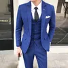 Purple Tuxedo Groom Suits For Mens Wedding Big Size Suits 5xl Plus Size Grey Check 2020 Mens Clothing Slim Fit 3 Piece1170N