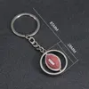 Metall 3D Sport Rotierenden Volleyball Keychain Rugby Ball Schlüsselanhänger Auto Zubehör American Football drehbare Schlüsselanhänger Halter