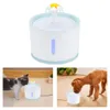 USB Pet Dog Water Fountain Electric Water Bowl Auto Cycle with Filter 2.4L Cat Fountain Pump for Cats Dogs Birds with LED