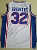 Moive Shanghai Sharks 32 Jimmer Fredette Jersey Men Brigham Young Cougars Fredette College Jersey Team Team Team Color Blue White