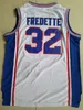 Moive Shanghai Sharks 32 Jimmer Fredette Trikots Herren Brigham Young Cougars Fredette College Trikots Basketball Uniform Team Farbe Blau Weiß