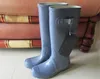 Горячие продажи- дождь багажник расти Водонепроницаемые сапоги колена Rainboots Rain Boots Glossy Matthe Shooss Water Water Outs на открытом воздухе