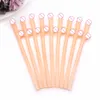 Dekoracja imprezowa 10 PCS PIĘCIE PENIS Słomka Bride Shower Sexy Hen Night Willy Penis Nowość nago słoma dla bar Bachelorette4412157