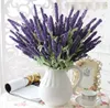 12heads Artificial Flowers PE Lavender Fallo Flower Wedding Flower Bouquet Kunstbloemen Piante false di erba artificiale GB5332228663