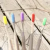 Environmentally Wood Rainbow Toothbrush Bamboo ToothBrush Bamboo Fibre Wooden Handle Tooth brush Whitening Rainbow Bristles toothbrush