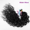 VMAE 100g No Shedding Peruvian Virgin Remy Natural Color Tape In Deep Water Loose Wave Yaki Single Donor Human Hair Extensions