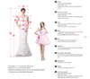 Ciemnozielona Dubai syrena druhna sukienki Spaghetti Pasp bez pleców koronkowy aplikacja Maid of Honor Wedding Party Guows Custom309k