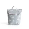 Bebê sacos das fraldas Maternidade saco impermeável Wet fralda de pano bolsas reutilizáveis ​​Diaper incluir Dry Wet Bag for Mom Fralda sacos de armazenamento ZZA1895