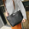 Channel 2021 Mess Tote Plaid For Crossbody Should Aohu Large Female Women Cq Leather Designer Borse Borse Nero Mfdt Designer-L 216H