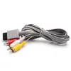 Hoge kwaliteit Wii / Wii U AV-kabel 1.8 meter Grijs vergulde kabelgame-accessoires DHL GRATIS