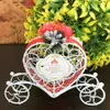 Fer romantique citrouille chariot mariage boîte à bonbons faveur de mariage cadeaux bébé douche mariage décoration GCB14384