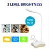 LED Desk lamp touch usb 3 Level Dimmable led Table Lamp Study Reading light for bedroom Night Light book light