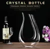 1500ml stor dekanter handgjord kristall röd vin brandy champagne glasögon decanter flaska jug pourer aerator för familje bar