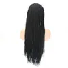 African fashion hot wig three-strand plait wig dirty dirty plait lace chemical fiber wig
