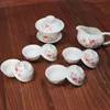 Högkvalitativ Kinesisk Kung Fu Tea Set Drinkware Lila Clay Ceramic Binglie Inkludera Te Pot Cup, Tureen Infuser Tea Tray Chahai