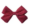 Pałąk Scrunchies Bowknot Hair Clip Solidna Plaid Hairband Striped Polka Dot Ponytail Lina Stroiki Akcesoria do włosów Party Decoration B7247