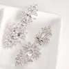 Partihandel - Varumärke Vintage Örhängen för Party Luxury Cubic Zirconia Bridal Bröllop Örhängen Big Stone Dangle Earrings Factory Sale