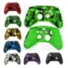 Popular Camo Silicone Protective Skin Case Water Transfer Printing Camouflage Cover for XBox One X S Slim Controller Protector FAST SHIP