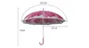 Children's umbrella with long handle Small fresh sunshade Both rain and sunshine transparent umbrella stick umbrella 10pcs T1I1919