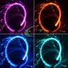 Fiber Optics Light LED 360°Swivel Super Bright Rave Toy EDM Flow Space Dance Whip Stage Novelty Lighting270G