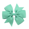 40 colors cute bow barrettes children hairclip solid color fishtail bow hairpin fashion hair accessories for kids