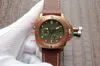 Dostawca fabryki Topsing Wysoka jakość zegarek na rękę Zielone wybieranie automatycznej rezerwy mocy 47 mm męskie Men039s zegarki 5073055118