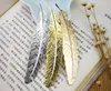 Creative Retro Feather Metal Bookmark Beautiful Cool Book Page Mark Children Student Gift Stationery School Office Supplies GB1108