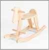 Mobili per bambini Cavallo di Troia Ins in legno a dondolo in stile nordico stanza dei bambini centro di educazione precoce accessori da tiro regalo di un anno