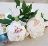 Fleurs artificielles de haute qualité pivoine 3 têtes fleurs en soie décoration de la maison fleurs de mariage