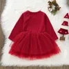 Abiti da ragazza in pizzo di Natale Abiti da bambina di Natale Vestiti da bambina Vestiti da bambina da principessa Abiti da bambina all'ingrosso8806003