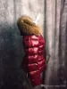 dames jas winter warme jas verdiking van vrouwelijke kleding echte wasbeer bont kraagkap naar beneden jas