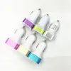 Alloy dual usb ports 2.1A metal Car charger USb Power adapter for iphone 11 12 13 14 15 pro max samsung lg android phone gps pc mp3