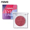 Eye Shadow 15 Color Shimmer Glitter Single Eyeshadow Palette Mouse Cream Smooth Makeup High Pigment Burgundy Sunset Eyes Finish