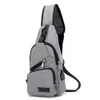 Mężczyźni Canvas Creative USB Port Port Antytheft Pack Pack Torby podróżne plecakowe plecak na ramię worka 1430964