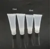 8ml,10ml,15ml Clear Plastic Empty Refillable Soft Tubes Balm Lip lipstick Gloss Bottle Cosmetic Containers Makeup Box