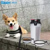 Bouteille d'eau pour chien de cuisine de camp, bouteille de voyage portable pour animaux de compagnie, tasse à boire extérieure anti-fuite avec distributeur de bol pour jouer à la marche et à la randonnée