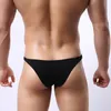 Sexy heren gay ondergoed lage taille slagen ademende onderbroek mannen heren naadloze charme mannelijke ijs zijde slanke mini-slips ondergoed slipje